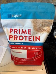 Equip Foods Prime Protein Powder Clean, Grass Fed Beef Protein Powder NEW