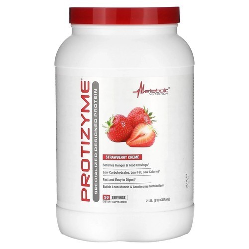 Protizyme, Specialized Designed Protein, Strawberry Creme, 2 lb (910 g)