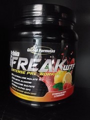 GLOBAL FORMULAS SUPER BIOFREAK WTF Intense Pre-Workout Energy Focus 25 Servings