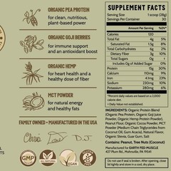Chocolate Peanut Butter Protein Powder – Earth Fed Muscle Common Ground – 840gr