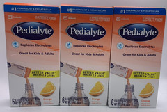 3PK Abbott Pedialyte Electrolyte Powder ~ 6 Sticks Each ~ EXP 11/26