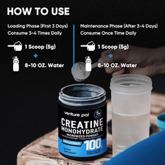 Micronized Creatine Monohydrate Powder Unflavored Creatine Women & Men 10.6 oz