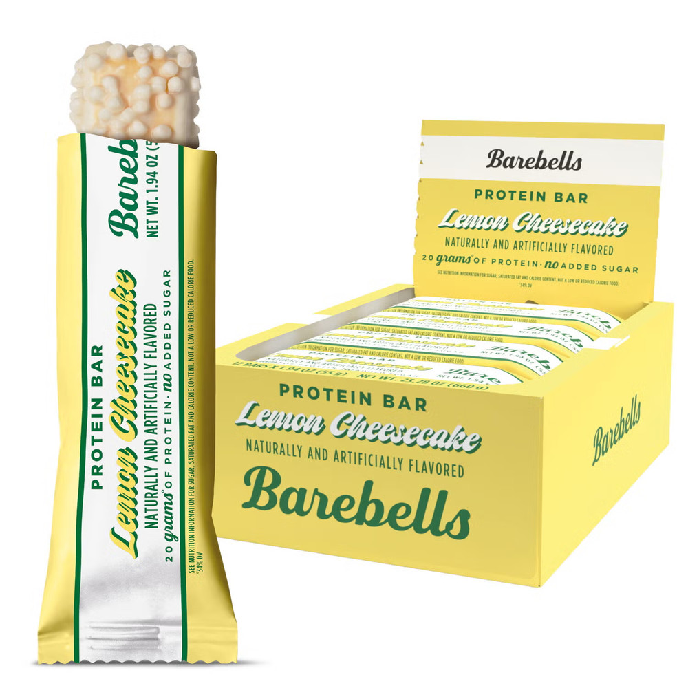 Barebells Protein Bar Lemon Cheesecake 12 Bars Barebell Bars NEW!
