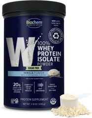 Keto Friendly 100% Whey Vanilla – 20g Protein, 11.8oz, Vegetarian & Gluten Free