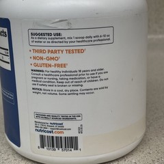 Nutricost Taurine Powder (1KG) – 500 Servings – Pure High Quality Powder