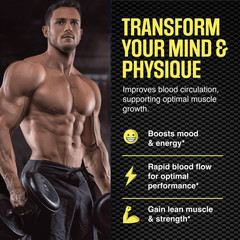 Alpha Testosterone Booster for Men – Increase Size 60 Count (Pack of 1)