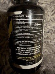 Goliath Labs N.O. Monster 60 Capsules & Creatine Monohydrate 300g Bundle