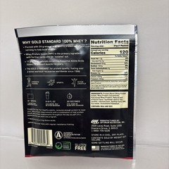 10X Optimum Nutrition Gold Standard 100% Whey Protein Powder 1 SERV VANILLA B95
