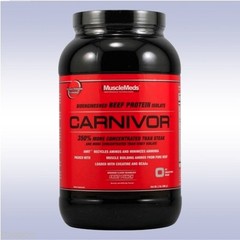 MUSCLEMEDS CARNIVOR (2 LB) beef protein isolate powder bcaa shots shred mass