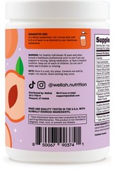 Wellah Creatine + Hydration Powder (White Peach Nectarine) 30 Servings