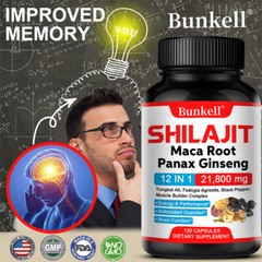 SHILAJIT Maca Root Panax Ginseng extract Muscle Health Energy&Performancesupport