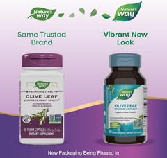 Nature’s Way Olive Leaf, Premium Extract, Supports Heart Health*, 20% Oleuropein
