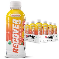 Organic Sports Hydration Drink Peach Mango 16.9oz 12 Pack No Sugar180 Organic