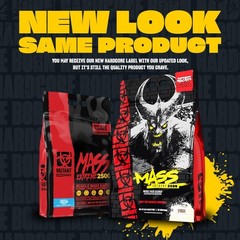 Mutant Mass Extreme 2500 – High Calorie Gainer Whey 12 Pound (Pack of 1)