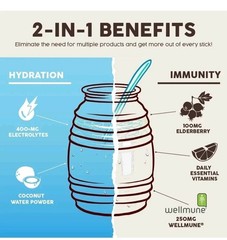 Salud Hydration & Immunity Drink Mix Comes With 15 Servings Flavor Horchata