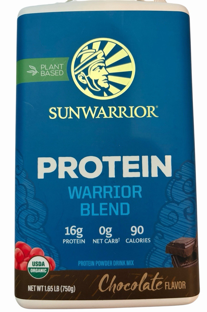 SunWarrior Warrior Blend – Plant Based Organic Protein Chocolate 750 Grams New