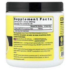 2 X Con-Cret, Patented Creatine HCl, Lemon-Lime, 62.4 g (2.2 oz)-worldwide