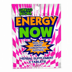 Ginkgo Biloba Energy Now Herbal Supplement Choose 1 Box or 2 Boxes