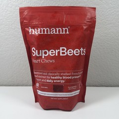 HumanN SUPER BEETS Heart Chews 60 Count New & Sealed! EXP 06/2027