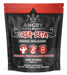 Creatine + Beta Alanine Powder 400 SERVING Mens Muscle Builder Workout Drink 2PK
