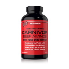 MuscleMeds CARNIVOR Ultra-Concentrated 100% Pure Premium Beef Aminos 300 Tablets