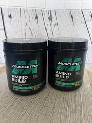 2-Pack MuscleTech BCAA Powder -Men & Women Strawberry Watermelon Boosts Strength