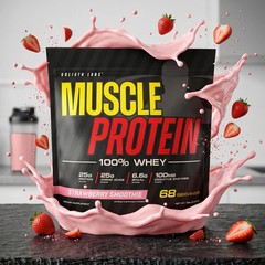 Whey Protein Powder 2.2LB Goliath Labs 30 Servings