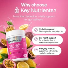 KEY NUTRIENTS Electrolytes Powder No Sugar – Passionfruit 16 Servings