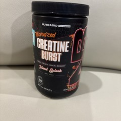 Nutrabio ~ Micronized Creatine Burst ~ Island Splash 13.4oz 60ser Exp 01/28