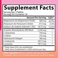 Better Booty BBL Tablets – Creatine for Booty Gains & Muscle Building Glute B…