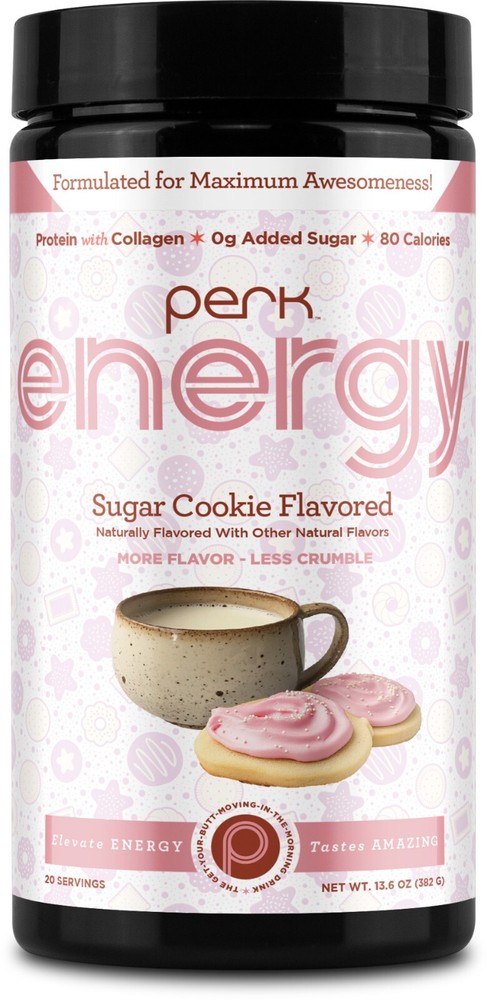 Perk Energy Original Sugar Cookie Flavored Drink Powder (20 Servings)