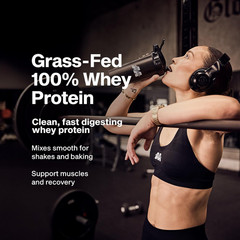 Grass-Fed Whey Protein Powder (Deluxe Vanilla, 1.8 Lb) – Smoothie & Milkshake Mi