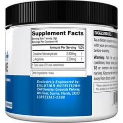 Evlution Nutrition Creatine + L-Arginine – Vascularity Support – 40 Servings