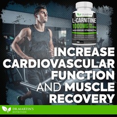 DR. MARTIN’S NUTRITION Extra Strength L-Carnitine – 200 200 Count (Pack of 1)