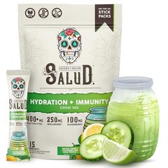 Salud 2-in-1 Hydration Packets + Immunity Electrolytes Powder – Cucumber Lime