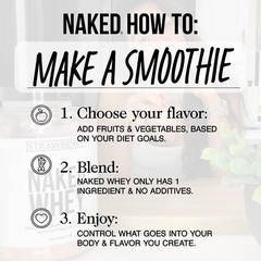 NAKED Whey 1Lb – Only 1 Ingredient, Grass Fed 1 Pound (Pack of 1)