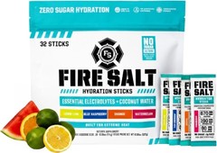 Sugar-Free Fire Salt Hydration Sticks – 32 Count Variety Flavors for Active Life