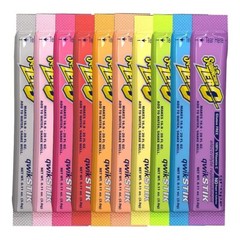 Sqwincher Qwik Stik ZERO – 50 Pack, 10 Flavors Assorted Electrolyte Powder 20oz