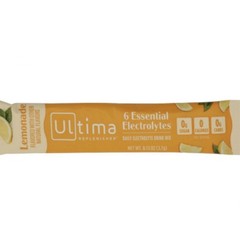 50 Count Ultima Replenisher, Electrolyte Hydration Drink Mix Sticks- Lemonade