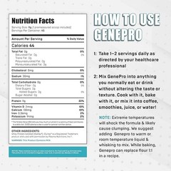 GENEPRO GEN. 3 Unflavored Protein Powder Whey Isolate Supplement (45 Servings)