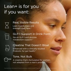 (2-Pack) JS Health Lean+ Powder Formula enhanced for metabolic, gut support