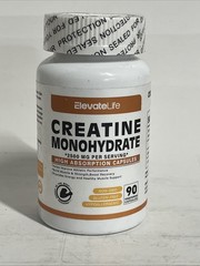 6x ElevateLife Creatine Monohydrate 2500mg, 90 (540 Total) 6/26
