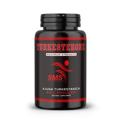 TURKESTERONE 1200mg AKA Ajuga Turkestanica Standardized to 10% 180 Caps By SMS