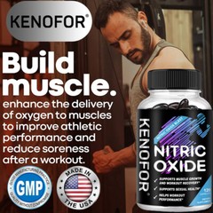 Nitric Oxide & Ultra Testosterone 240 Capsules, Testosterone Booster, ED Support