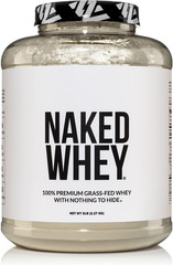 Whey 5LB 100% Grass Fed Unflavored Whey Protein Powder – Only 1 Ingredient, NSF