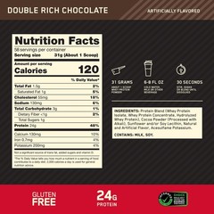 Optimum Nutrition Gold Standard 100% Whey Protein,Double Rich Chocolate,3.89 lb