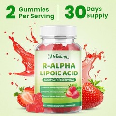 R Alpha Lipoic Acid Gummies, Stabilized R-Alpha Lipoic Acid, ALA Supplement for