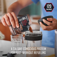 FitRx PoweRx Whey Protein Isolate Chocolate Brownie High Protein Powder 27g 6oz