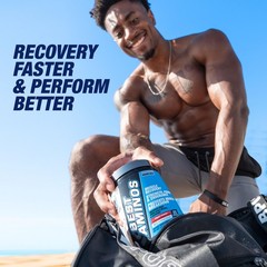 BCAA Amino Acid Powder for Post Workout Recovery & Hydration – Fruit Punch, 25 S